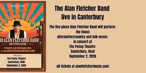 The Alan Fletcher Band LIVE in Canterbury