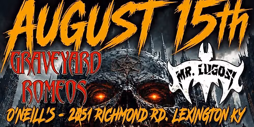 GYR returns to O'neill's with MR. LUGOSI!