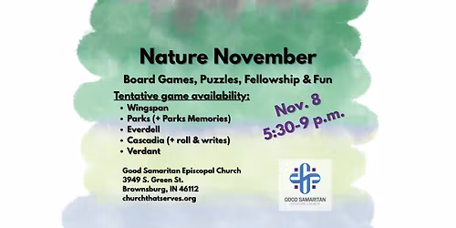 November Games Night at Good Sam\u2019s