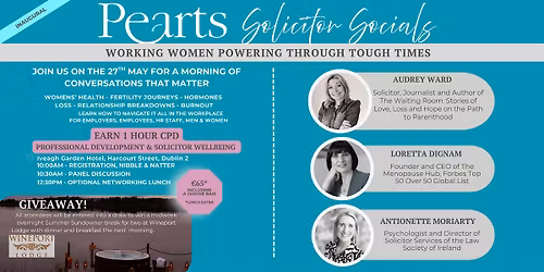 Pearts Solicitor Socials: Working Women Powering Through Tough Times