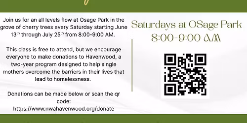 Yoga at Osage Park
