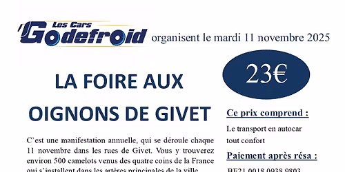 Foire aux oignons \u00e0 Givet (Cars Godefroid)
