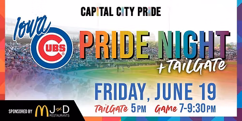  iCubs Pride Night & Tailgate