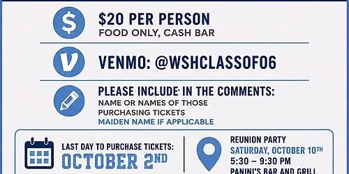 20th High School Reunion