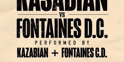 Kasabian vs Fontaines D.C. performed LIVE in Liverpool