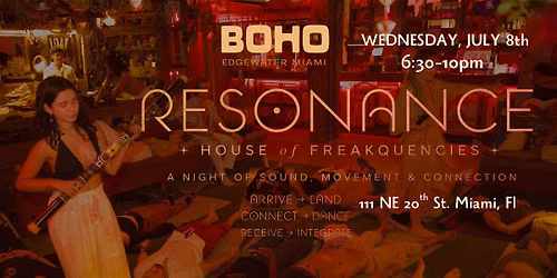 RESONANCE: Ecstatic Yoga, Connection Workshop, DJ Dance Journey, Sound Bath