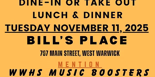 Dine Out! WWHS Music