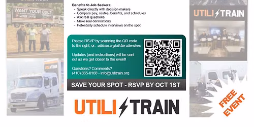 CDL Career Fair - Need a Job? Come visit on Saturday October 10th, 2026