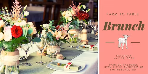 Painted Pastures  Spring Farm to Table Brunch in Serenity Falls!