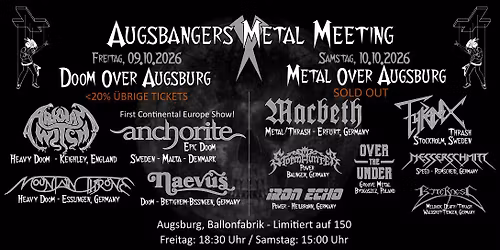 Augsbangers Metal Meeting X - Jubil\u00e4umsausgabe