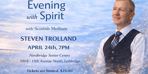 An Evening with Spirit with Scottish Medium Steven Trolland