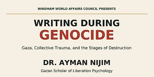 Writing During Genocide: Collective Trauma, and the Stages of Destruction