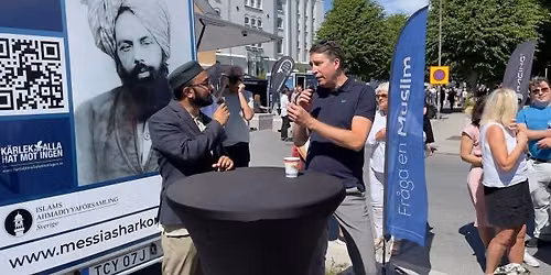 Ahmadiyya i Almedalen 2026 #Fr\u00e5gaEnMuslim