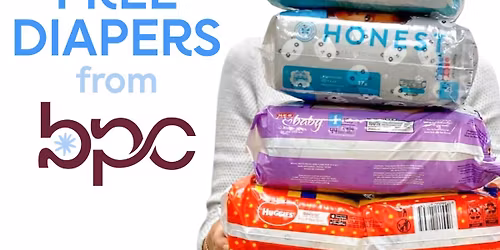 FREE DIAPERS at Downtown Bryan First Friday!