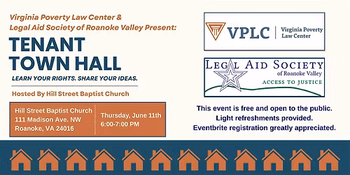 Tenant Town Hall: Learn your rights. Share your ideas.