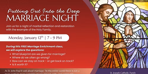 Putting Out Into the Deep Marriage Night