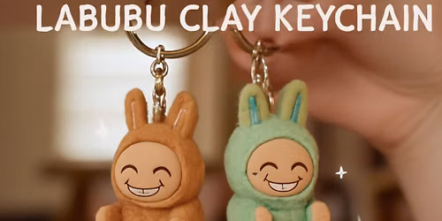 Labubu Clay Keychain