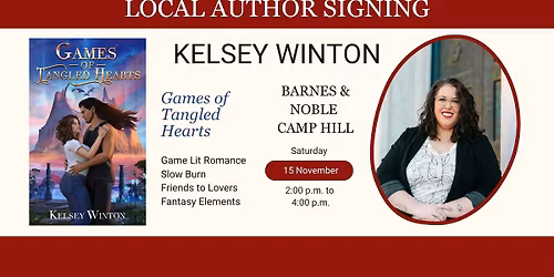 Kelsey Winton Signing at Barnes & Noble in Camp Hill