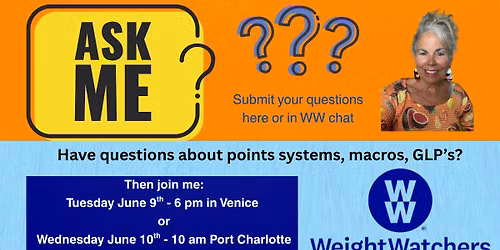 WW - Ask me event with Coach Janet