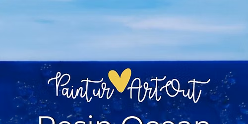 Resin Ocean scene at Canopy Art and Wellness 1:00pm Sunday, August 23, 2026