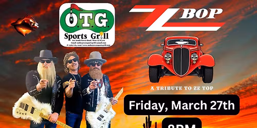ZZ BOP Rides to On The Green Sports Grill