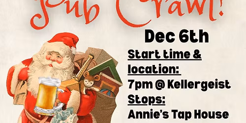 2025 Santa Claus Pub Crawl!