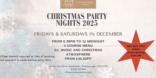 Crown Spa Hotel Christmas Party Night