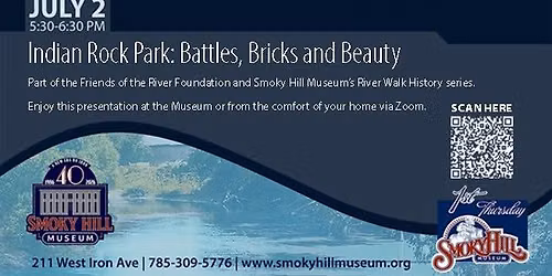 Indian Rock Park: Battles, Bricks, and Beauty: A First Thursday Presentation