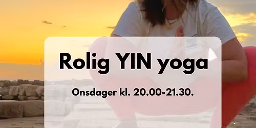 Rolig YIN yogakurs - ONSDAGER 6-ukerskurs FULLT