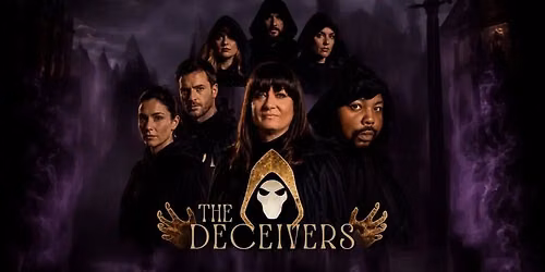 The Deceivers Live immersive game night where players are secretly assigned roles
