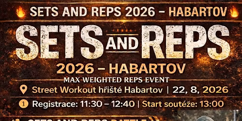 \ud83d\udd25 SETS AND REPS 2026 \u2013 HABARTOV \ud83d\udd25Max Weighted Reps Event