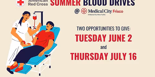 June Blood Drive to Support the American Red Cross