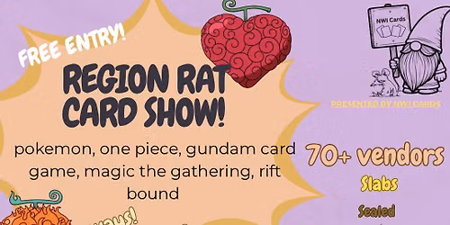 Region Rat Card Show