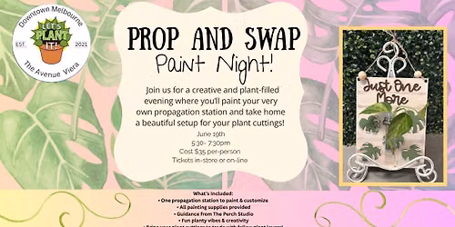 Prop and Swap Paint Night!