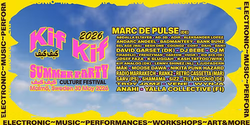 KIF KIF FESTIVAL 2026 \/\/ MALM\u00d6