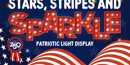 Stars, Stripes and Sparkle: Patriotic Light Display