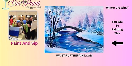Seattle Paint and Sip, Paint Party, Paint Night  With Stir Up The Paint