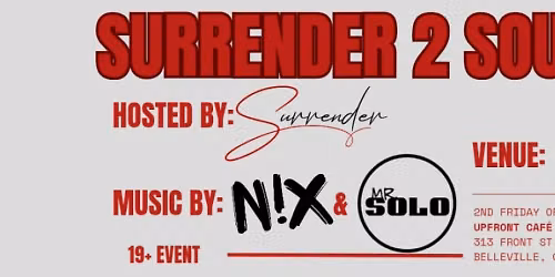 Surrender To Sound - A Themed Friday Night Dance Party