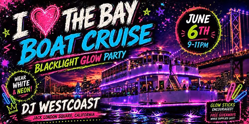 I LOVE THE BAY- BLACKLIGHT GLOW PARTY CRUISE