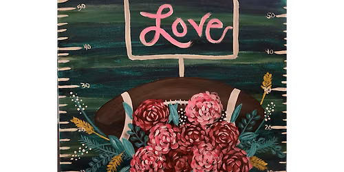 For the Love of Football - Paint and Sip in Houston | Classpop!\u2122