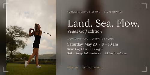 Land. Sea. Flow. Golf Edition