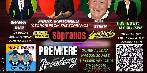 Comedy on Broadway  , Saturday December 20th 6pm Doors , 7-830pm Showtime