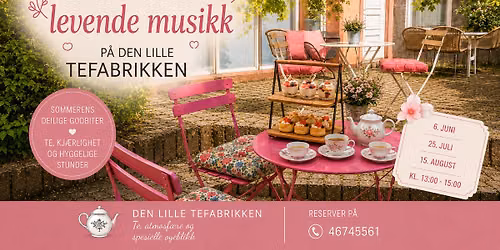 Sommer Afternoon Tea med levende musikk