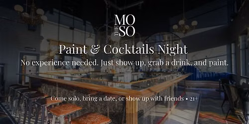 Modern Social Presents: Paint & Cocktails Night