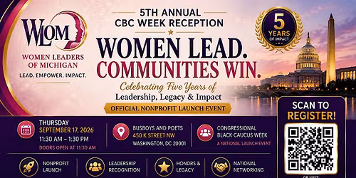 WOMEN LEADERS OF MICHIGAN 5TH ANNUAL CBC AWARDS CELEBRATION