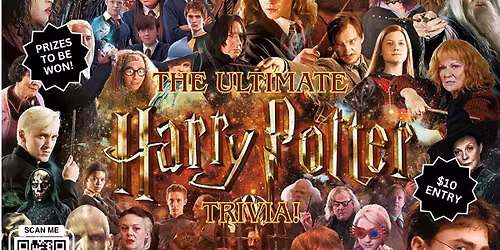 THE ULTIMATE HARRY POTTER TRIVIA NIGHT AT CRYPTORIUM! *PRIZES TO BE WON*