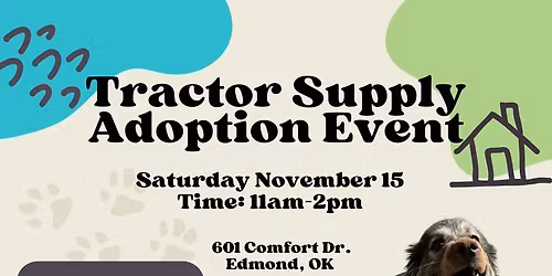 Tractor Supply Dog Adoption Event