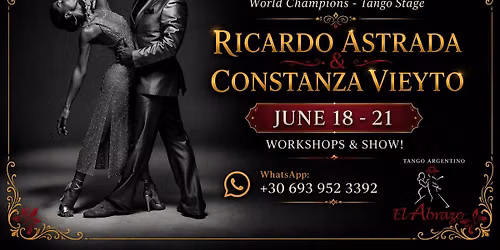 Ricardo Astrada & Constanza Vieyto in Athens !!!