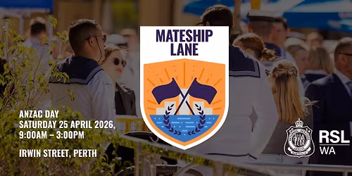 Anzac Day 2026: Mateship Lane