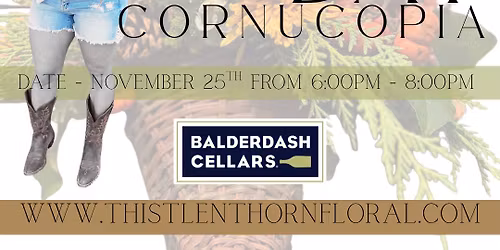 Cornucopia at Balderdash!